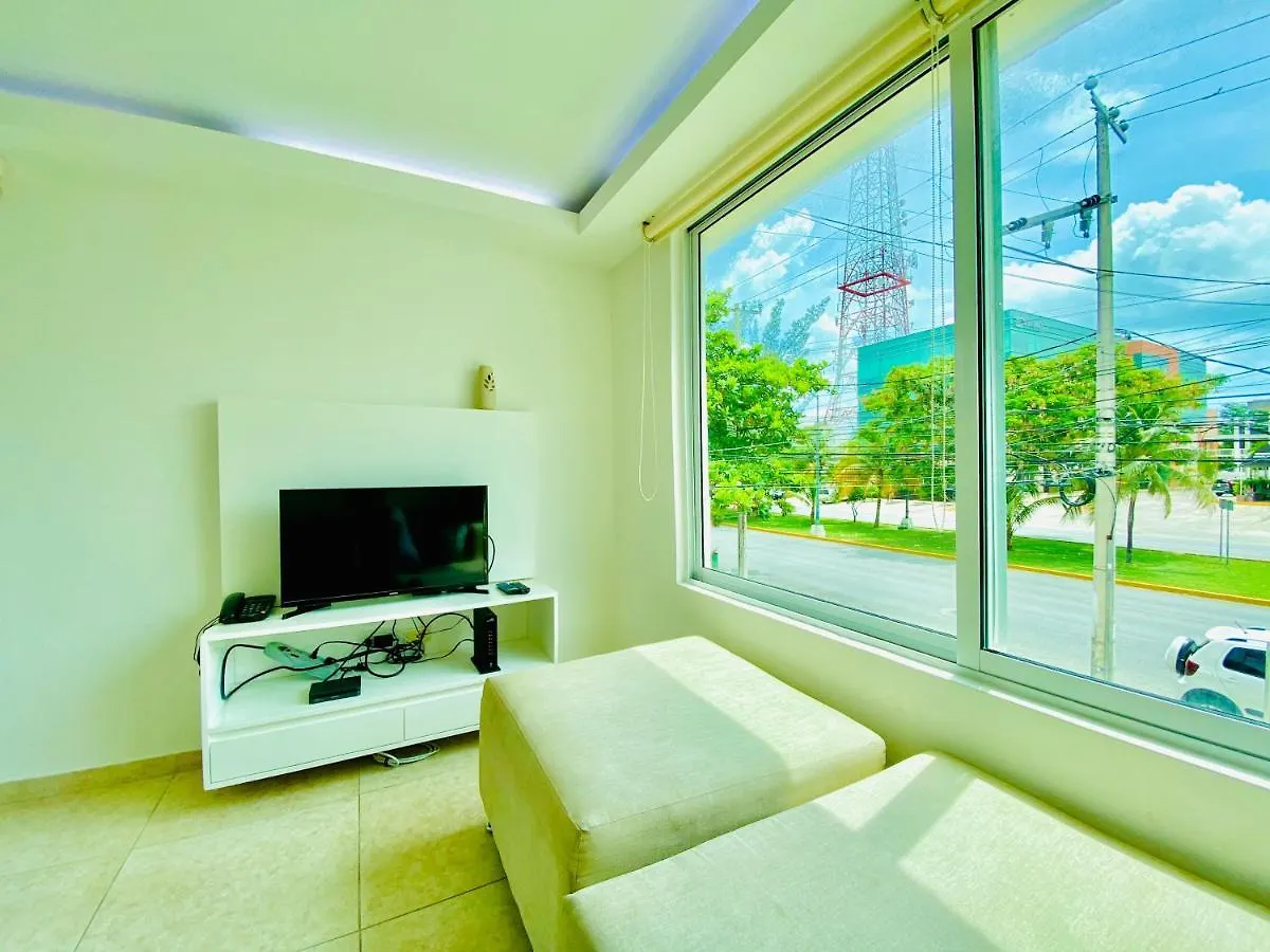 公寓 Apartamento Calido Y Moderno En La Entrada De La Zona Hotelera 坎昆