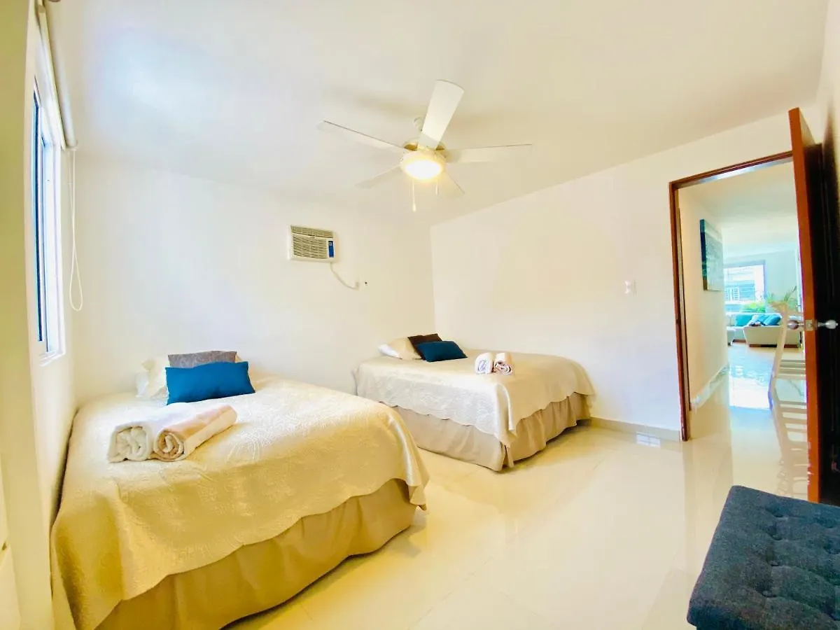 Apartamento Calido Y Moderno En La Entrada De La Zona Hotelera 坎昆 墨西哥