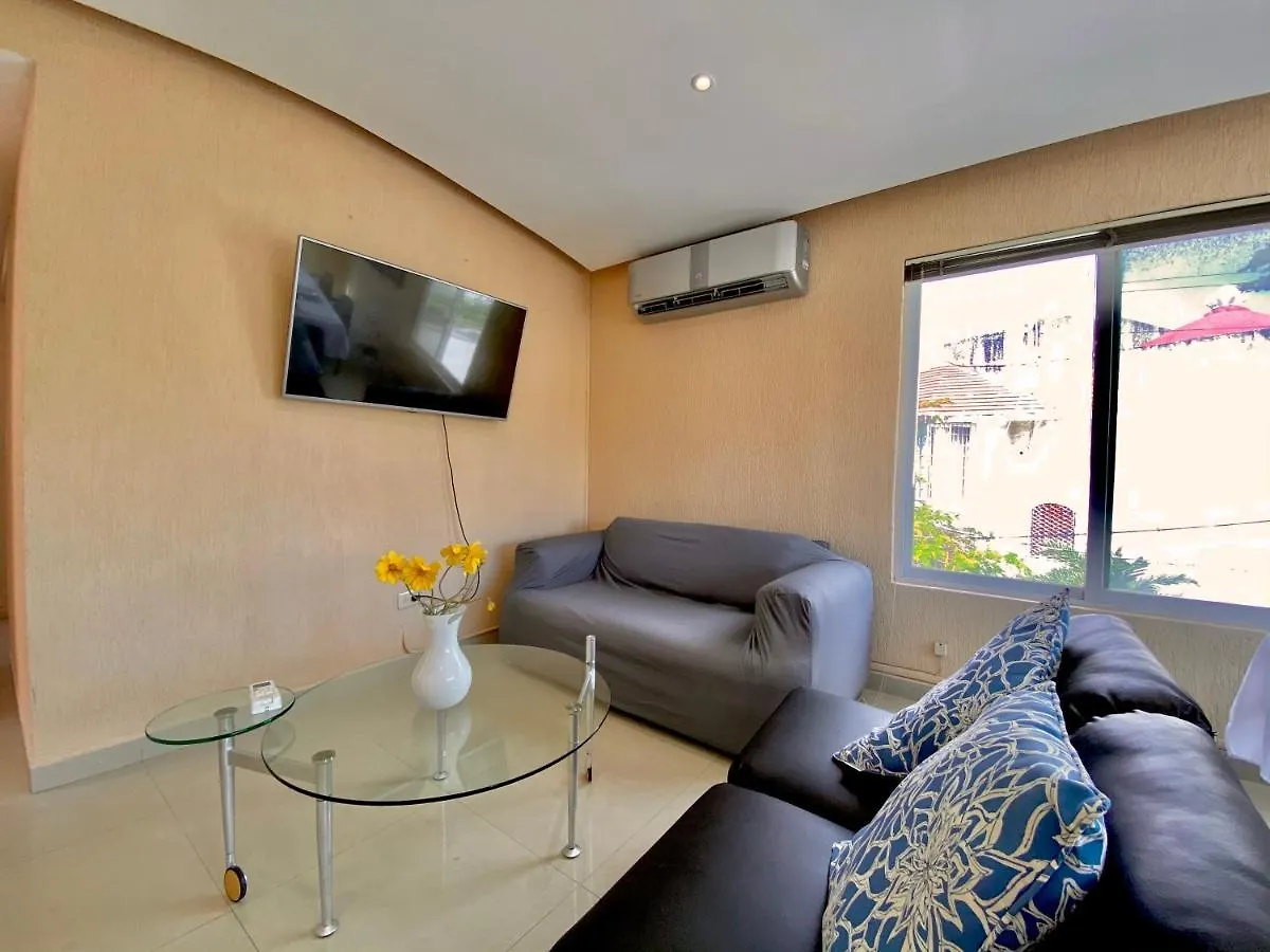 Apartamento Calido Y Moderno En La Entrada De La Zona Hotelera 坎昆 公寓